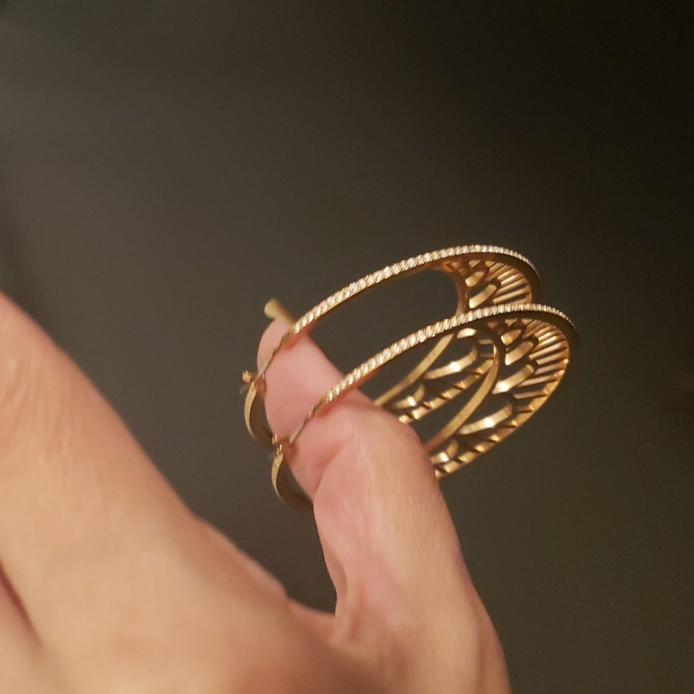 Hoop earrings
